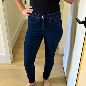 J Crew Dark Wash Toothpick Jeans